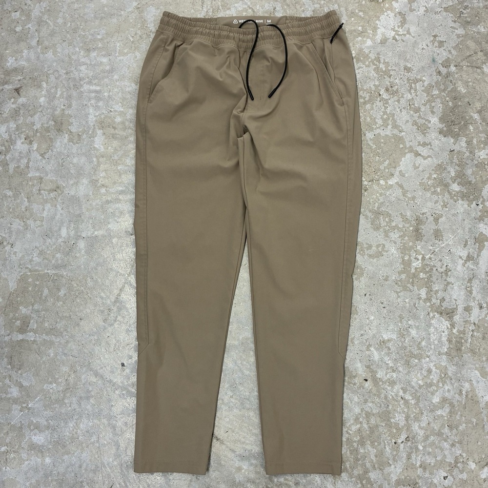 Western Rise Spectrum Jogger Pants Men's Size Medium Brown Tan Stretch Pull on